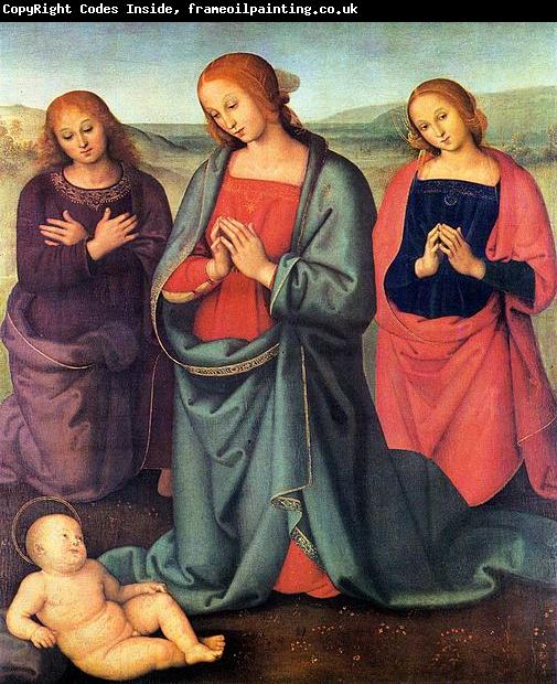 Pietro Perugino Madonna with Saints Adoring the Child